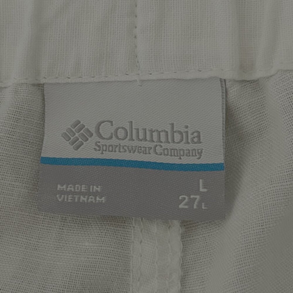 Columbia Womens Pants Size Large Linen Blend Coastal Lightweight Casual Travel - Picture 7 of 13
